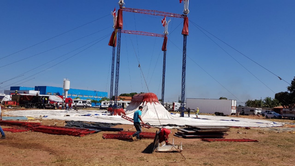 ‘Mirage Circus’, um dos maiores do Brasil, chega a Três Lagoas