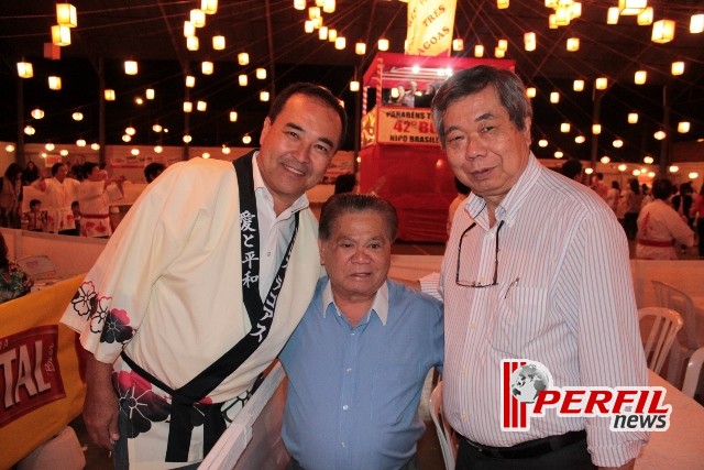 Autoridades participam da abertura do Bom Odori