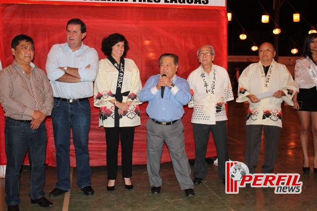 Autoridades participam da abertura do Bom Odori
