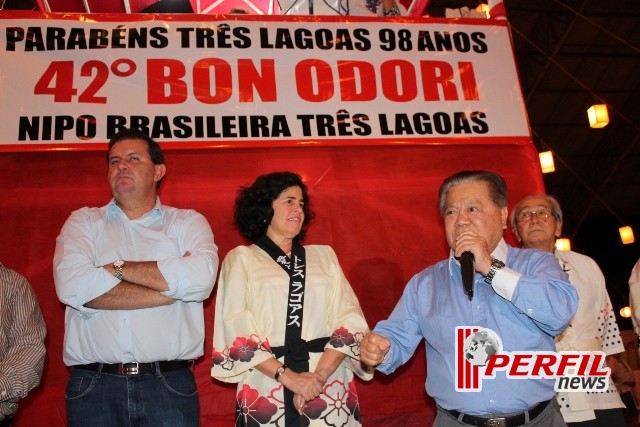 Autoridades participam da abertura do Bom Odori