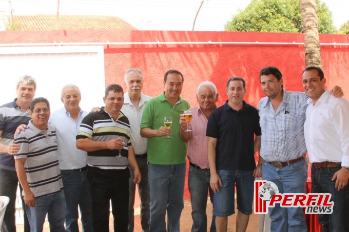 Almoço de confraternização na casa do Dirceu Deguti