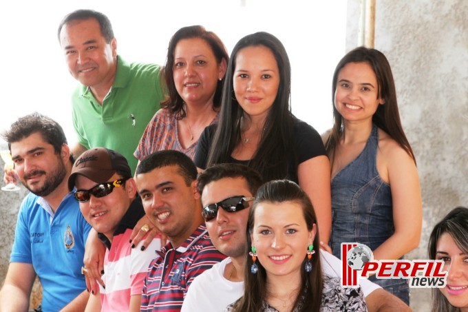 Almoço de confraternização na casa do Dirceu Deguti