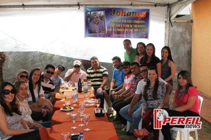 Almoço de confraternização na casa do Dirceu Deguti