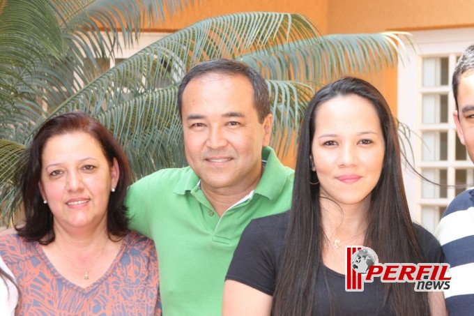 Almoço de confraternização na casa do Dirceu Deguti