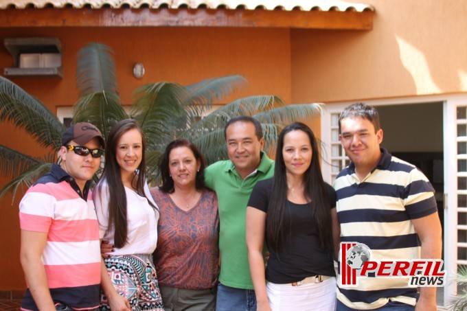 Almoço de confraternização na casa do Dirceu Deguti