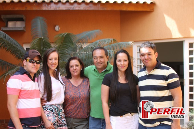 Almoço de confraternização na casa do Dirceu Deguti