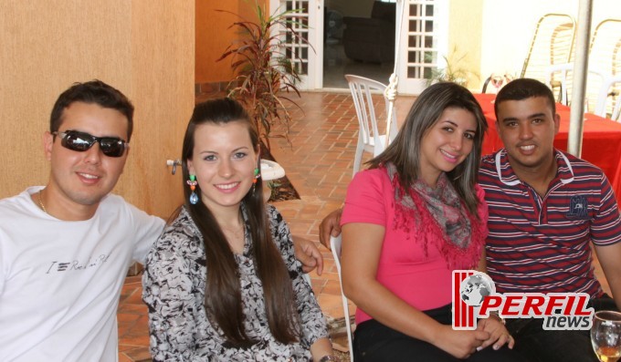 Almoço de confraternização na casa do Dirceu Deguti