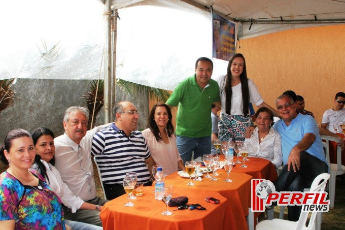 Almoço de confraternização na casa do Dirceu Deguti