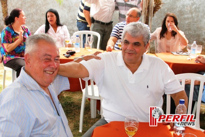 Almoço de confraternização na casa do Dirceu Deguti