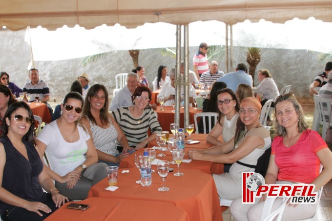 Almoço de confraternização na casa do Dirceu Deguti