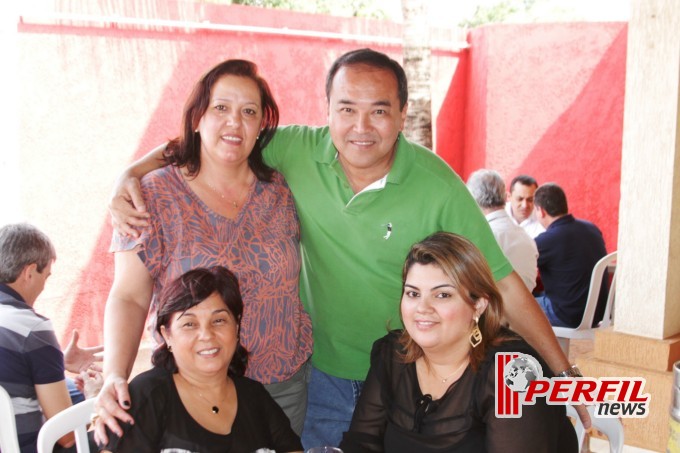 Almoço de confraternização na casa do Dirceu Deguti