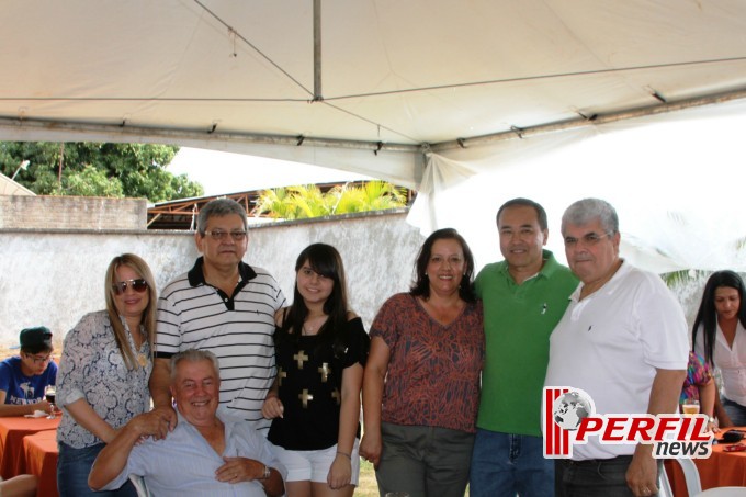 Almoço de confraternização na casa do Dirceu Deguti