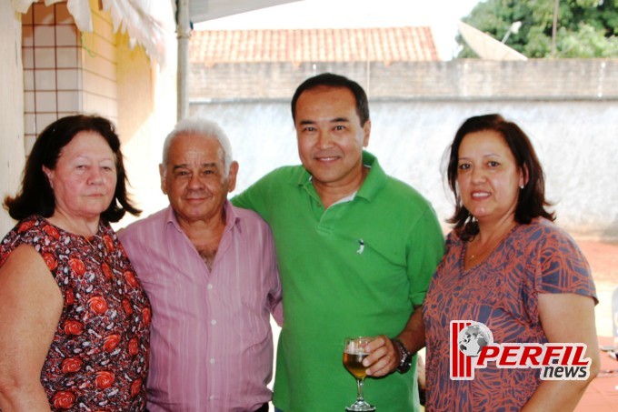 Almoço de confraternização na casa do Dirceu Deguti