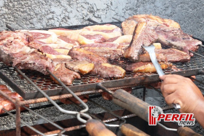 Almoço de confraternização na casa do Dirceu Deguti