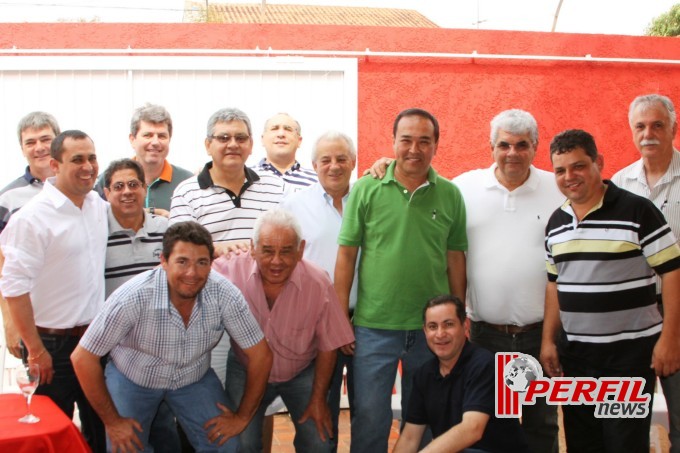 Almoço de confraternização na casa do Dirceu Deguti