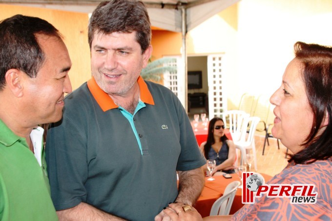 Almoço de confraternização na casa do Dirceu Deguti