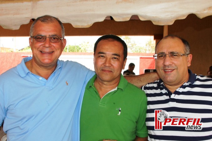 Almoço de confraternização na casa do Dirceu Deguti