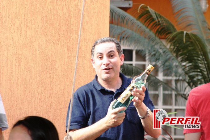 Almoço de confraternização na casa do Dirceu Deguti