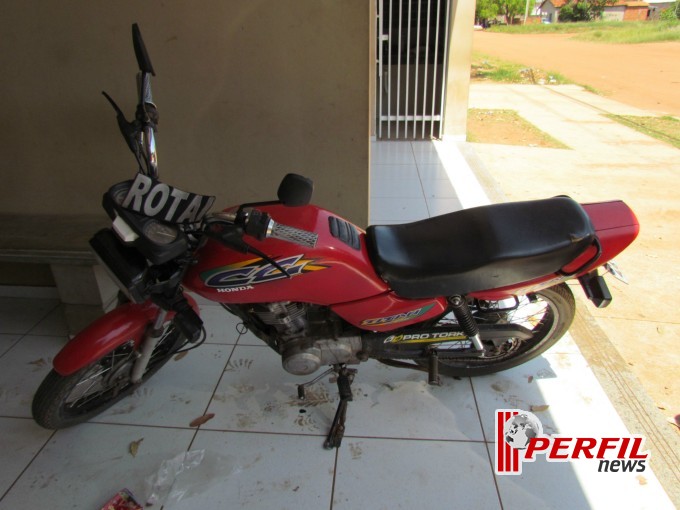 Motocicleta furtada em Paranaíba é recuperada em Três Lagoas