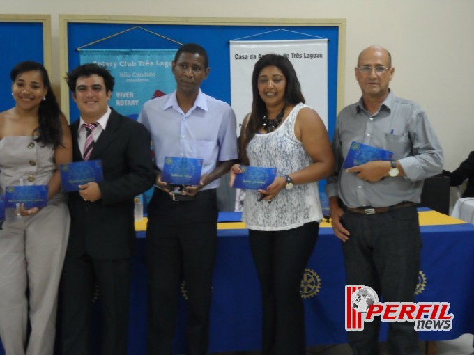 Rotary Clube Três Lagoas homenageia comunicadores