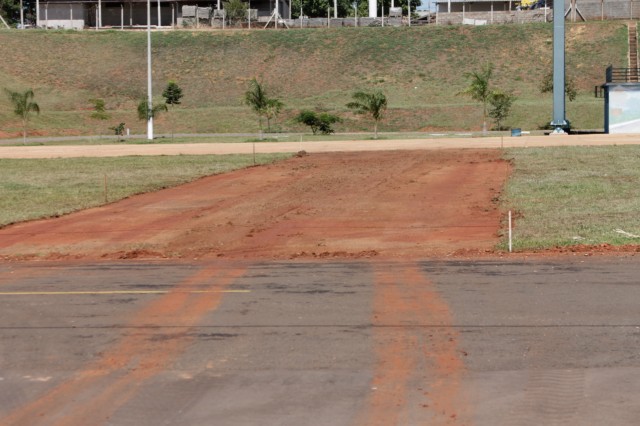 Arena Mix já recebe reformas para a abertura do Brasileiro de Motocross