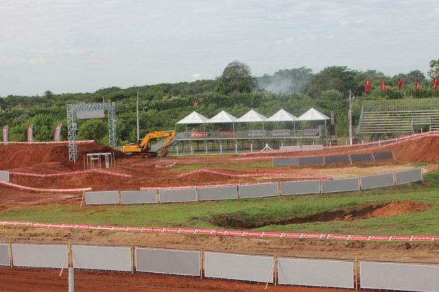 Pista do Arena Mix está pronta e deve ser palco de shows dos pilotos