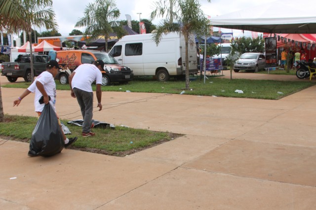 Organização mantém limpeza total no Arena Mix