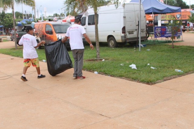 Organização mantém limpeza total no Arena Mix