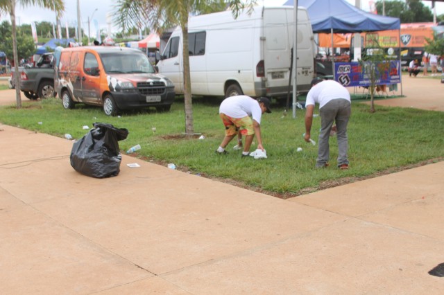 Organização mantém limpeza total no Arena Mix