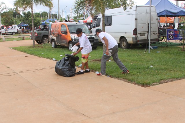 Organização mantém limpeza total no Arena Mix