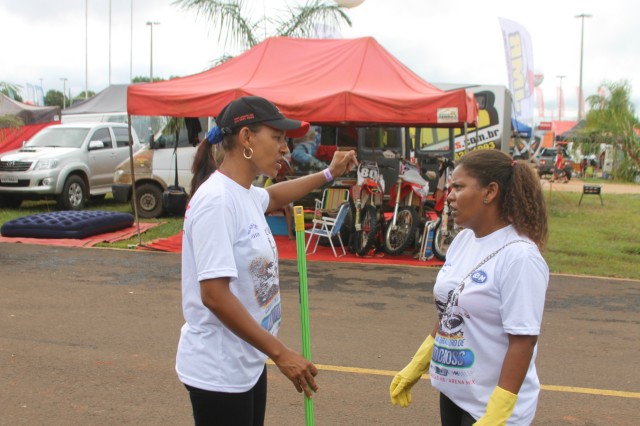 Organização mantém limpeza total no Arena Mix