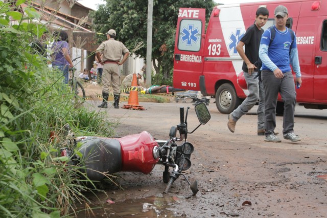 Motociclista atropela garota que tentava atravessar avenida em Três Lagoas