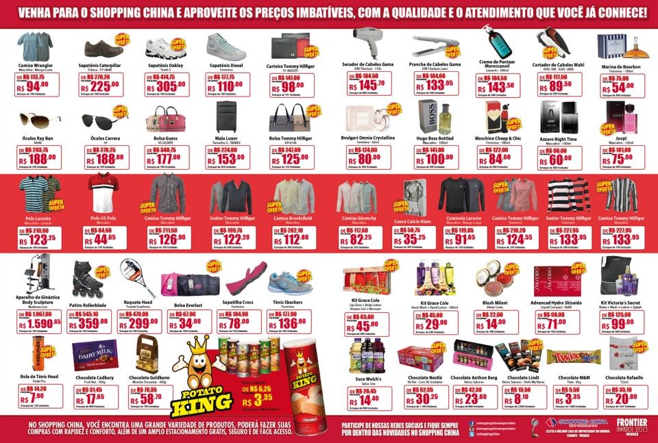 Shopping China faz promoção para homenagear o “Dia do Trabalhador”