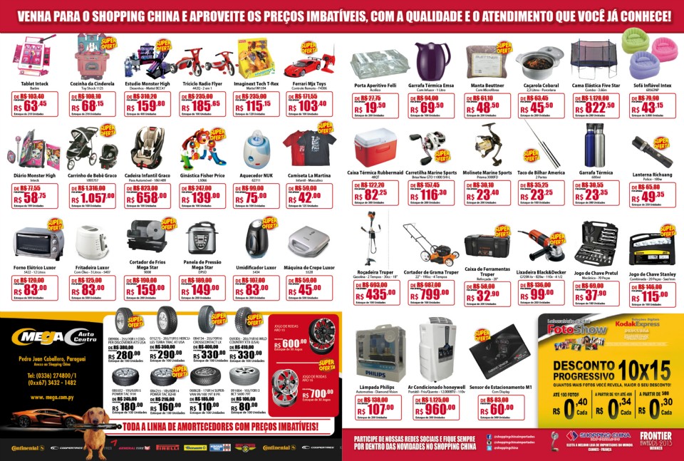 Shopping China faz promoção para homenagear o “Dia do Trabalhador”