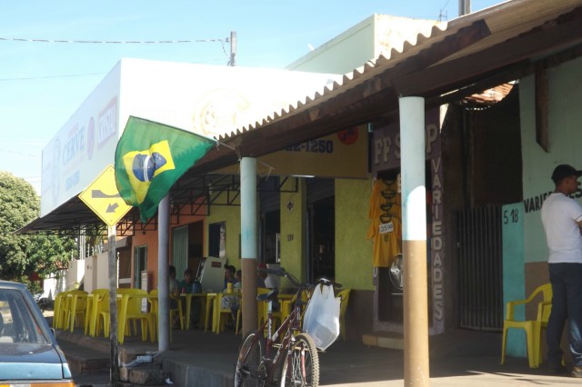 A 12 dias da Copa, Três Lagoas já se veste de verde e amarelo