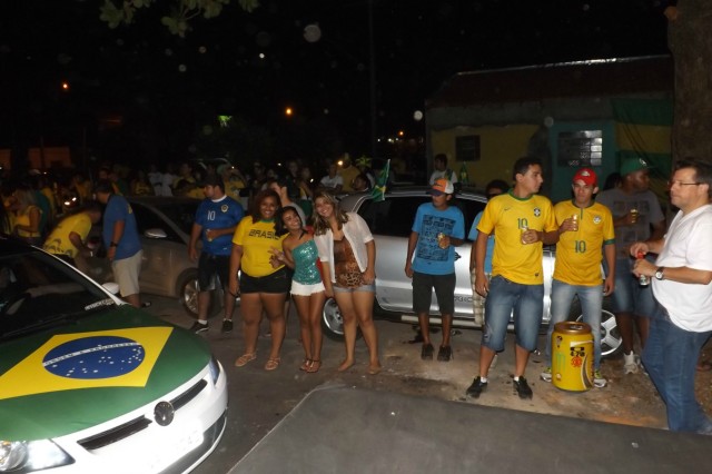 Três Lagoas parou para comemorar a vitória do Brasil