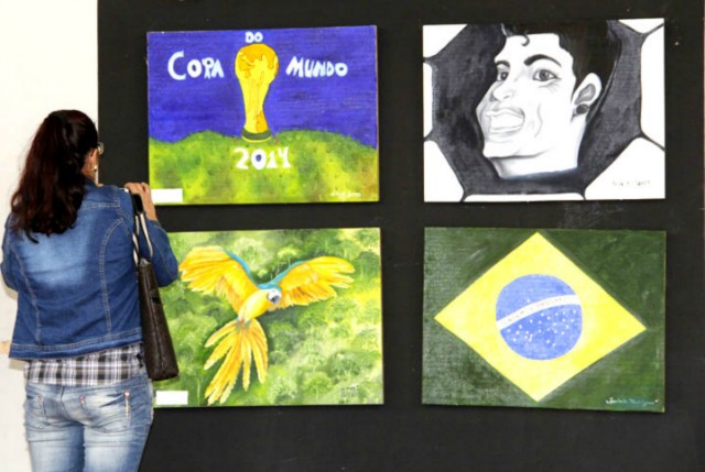 Copa do Mundo é tema de exposição de telas