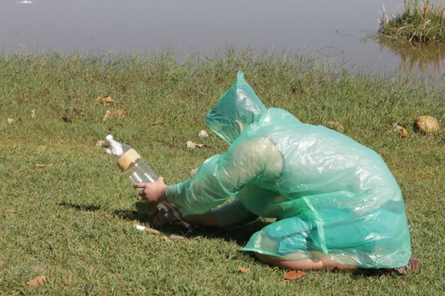 Colégio Exitus realiza “lançamento de foguetes” na Lagoa Maior