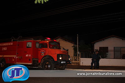 Incêndio atinge residência em Paranaíba