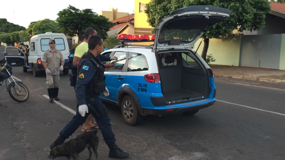 Motociclista sai "travado" de churrasco e acaba preso