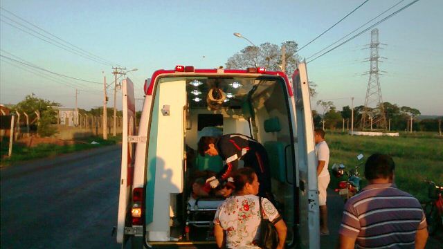 Dois ficam feridos ao caírem de bike, perto do bairro Jupiá