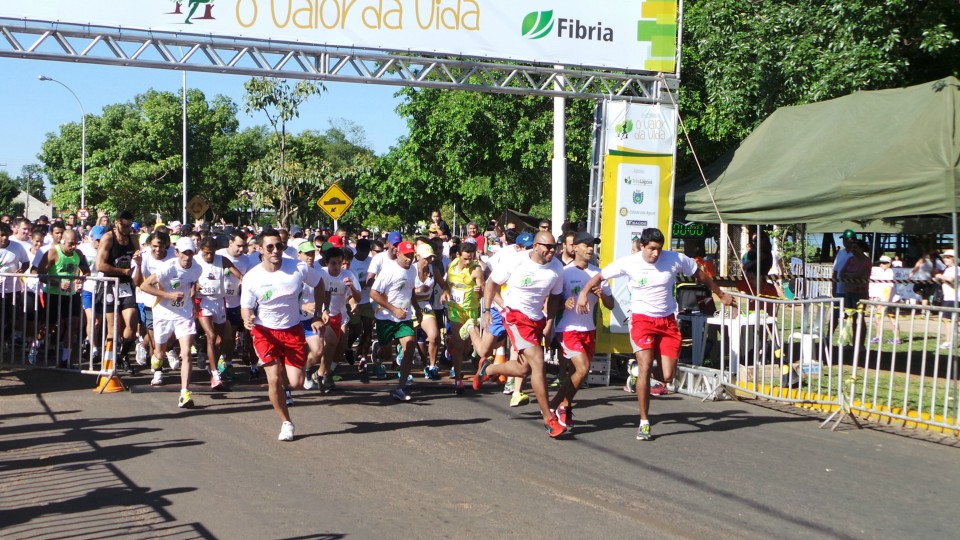 Evento da Fibria na Lagoa Maior nesta manhã reúne centenas de participantes