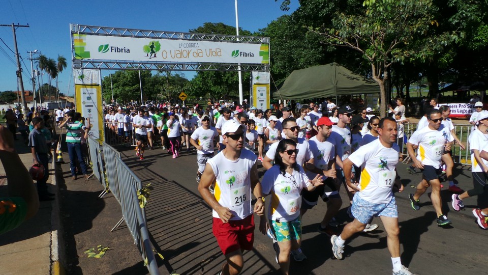 Evento da Fibria na Lagoa Maior nesta manhã reúne centenas de participantes