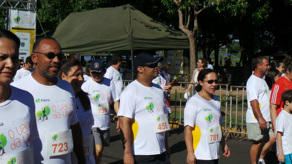 Evento da Fibria na Lagoa Maior nesta manhã reúne centenas de participantes