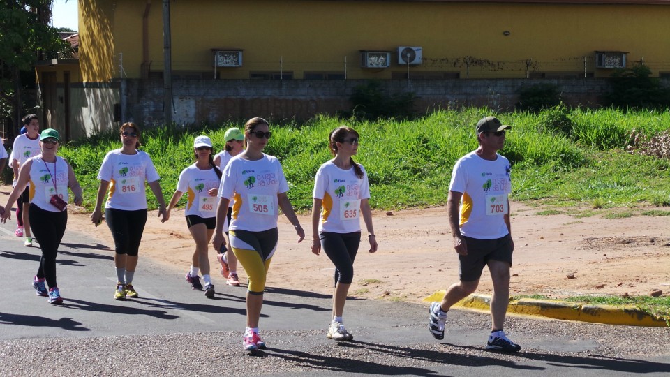 Evento da Fibria na Lagoa Maior nesta manhã reúne centenas de participantes