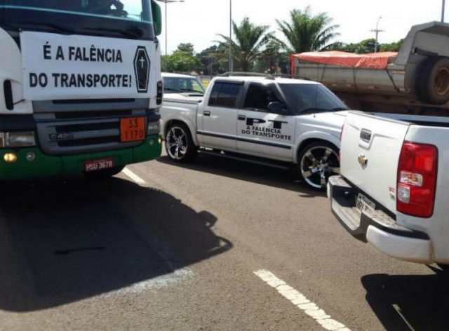 Protestos marcam visita da presidenta da República a MS