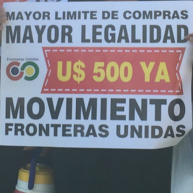 Redução na cota de compras, faz comércio da fronteira fechar as portas nesta terça-feira Redução na cota de compras, faz comércio da fronteira fechar as portas nesta terça-feira