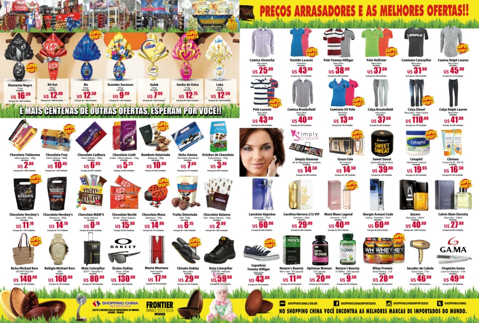 Na Páscoa, Shopping China terá promoção especial