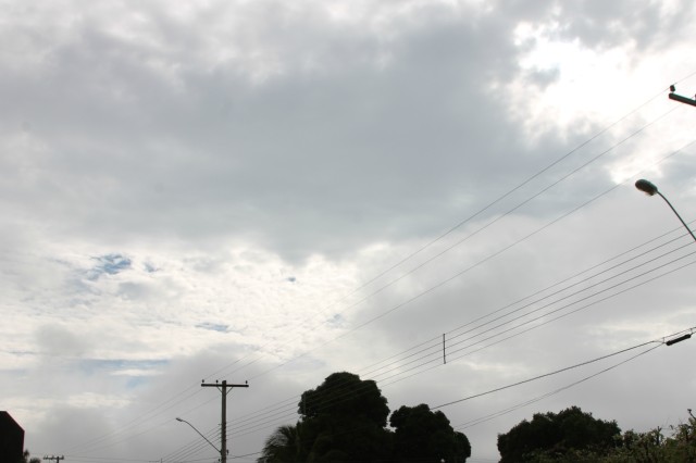 Apesar do tempo nublado, não há previsão de chuva para hoje em Três Lagoas