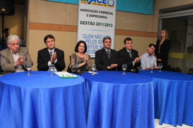 Posse da nova diretoria da Associação Comercial e Empresarial